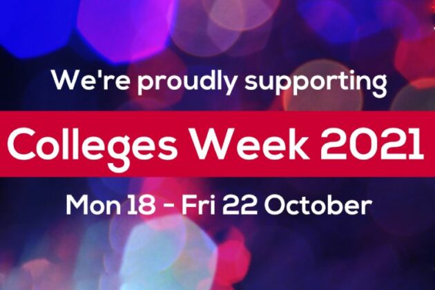 We're Proudly Supporting Colleges Week 2021 Mon 18th - Fri 22 October