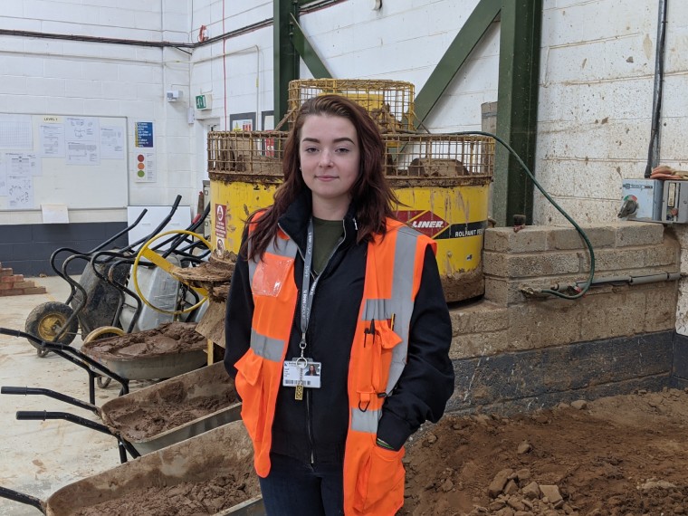 Former Level 3 Brickwork Student Ellie Rose Tizard now joins Rotherham College as a Brickwork Technician.