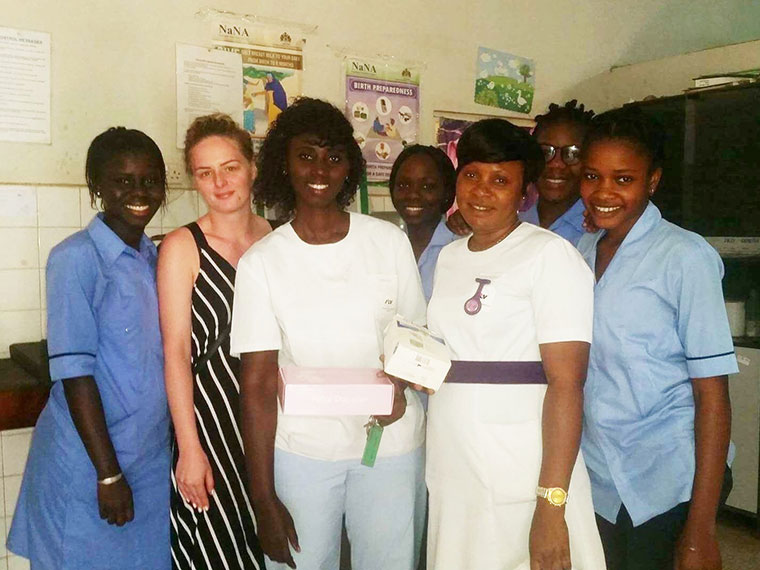 Group of midwives in Gambia