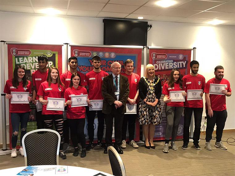 Media students and digital apprentices from Rotherham College, as well as learners from Rotherham United Community Sports Trust, gave a collaborative effort on creating, recording and acting in five videos targeting hate crime.
