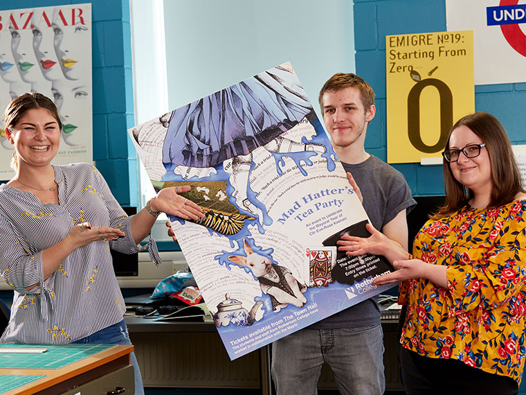 Rotherham College students create for a very important date at Rotherham Town Hall
