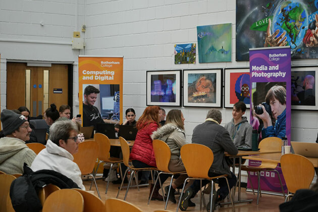 An open event at Rotherham College