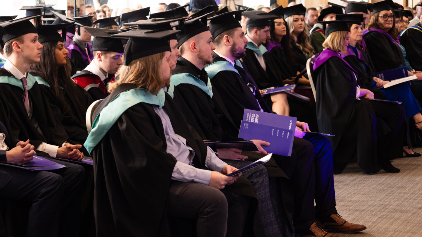 Graduants at the HE graduation ceremony 2023